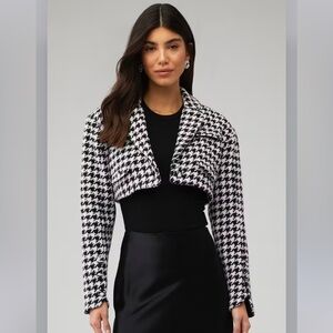 FOR LOVE & LEMONS BONNIE CROPPED BLAZER